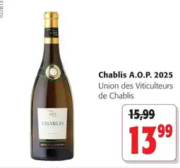 Colruyt Chablis A.O.P. 2025 aanbieding