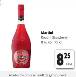 Colruyt Martini rossini strawberry aanbieding