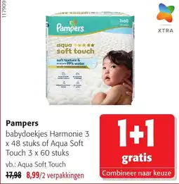 Colruyt Pampers babydoekjes Harmonie 3 aanbieding