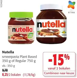 Colruyt Nutella smeerpasta aanbieding