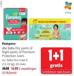 Colruyt Pampers baby-dry pants aanbieding