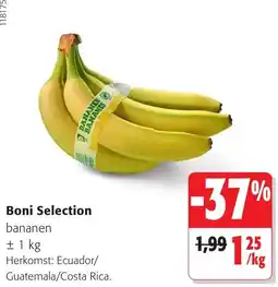 Colruyt Boni Selection bananen aanbieding