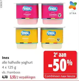 Colruyt Inex halfvolle yoghurt aanbieding