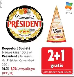Colruyt Roquefort Société blauwe kaas aanbieding