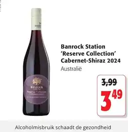 Colruyt Banrock station reserve collection cabernet-shiraz 2024 aanbieding