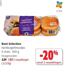 Colruyt Boni Selection hamburgerbroodjes aanbieding