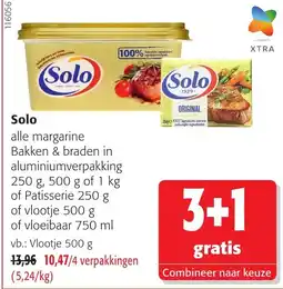 Colruyt Solo alle margarine aanbieding