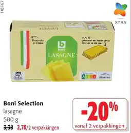 Colruyt Boni Selection lasagne aanbieding
