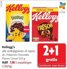 Colruyt Kellogg's alle ontbijtgranen of repen aanbieding