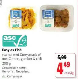 Colruyt Easy as Fish scampi aanbieding