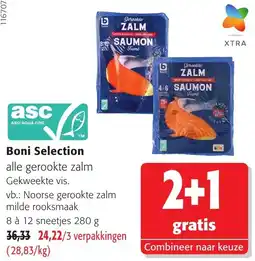 Colruyt Boni Selection alle gerookte zalm aanbieding
