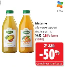 Colruyt Materne alle verse sappen aanbieding