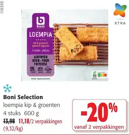 Colruyt loempia kip & groenten aanbieding