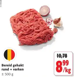 Colruyt Bereid gehakt rund + varken aanbieding