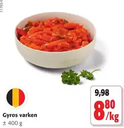 Colruyt Gyros varken aanbieding