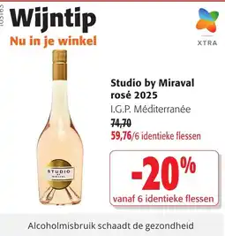 Colruyt Studio by Miraval rosé aanbieding