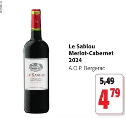 Colruyt Le Sablou Merlot-Cabernet 2024 aanbieding
