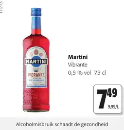 Colruyt Martini vibrante aanbieding