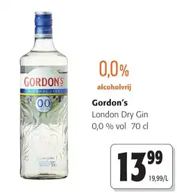 Colruyt Gordon's london dry gin aanbieding