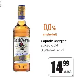 Colruyt Captain Morgan Spiced Gold aanbieding