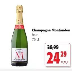 Colruyt Champagne Montaudon brut aanbieding
