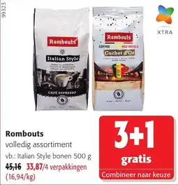 Colruyt Rombouts volledig assortiment aanbieding