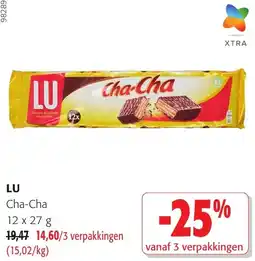 Colruyt LU Cha-Cha aanbieding