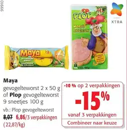 Colruyt Maya gevogeltworst aanbieding