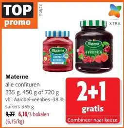 Colruyt Materne alle confituren aanbieding