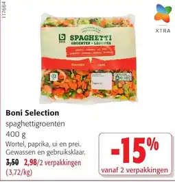 Colruyt Boni Selection spaghettigroenten aanbieding