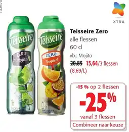 Colruyt Teisseire Zero aanbieding