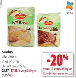 Colruyt Soubry alle bloem aanbieding