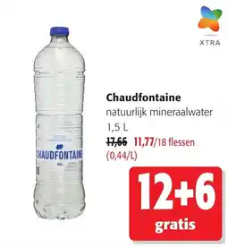 Colruyt Chaudfontaine natuurlijk mineraalwater aanbieding