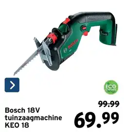 GAMMA Bosch 18V tuinzaagmachine KEO 18 aanbieding