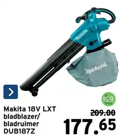 GAMMA Makita 18v lxt bladblazer/ bladruimer aanbieding
