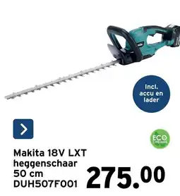 GAMMA makita 18v lxt heggenschaar aanbieding