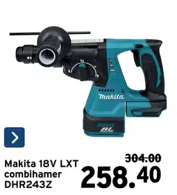 GAMMA Makita 18v lxt combihamer dhr243z aanbieding