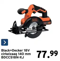 GAMMA black+decker 18v cirkelzaag aanbieding