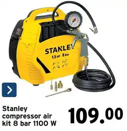 GAMMA Stanley compressor air kit aanbieding