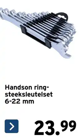 GAMMA Handson ring steeksleutelset aanbieding