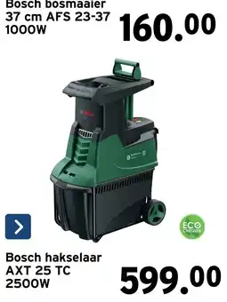 GAMMA Bosch hakselaar AXT 25 TC aanbieding