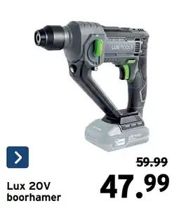 GAMMA Lux 20V boorhamer aanbieding