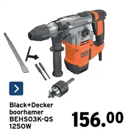 GAMMA Black+Decker boorhamer BEHS03K-QS 1250W aanbieding