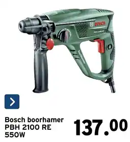 GAMMA Bosch boorhamer PBH 2100 RE aanbieding