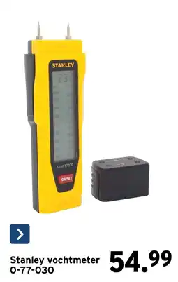 GAMMA Stanley vochtmeter aanbieding