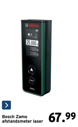 GAMMA Bosch Zamo afstandsmeter laser aanbieding