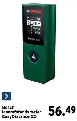 GAMMA Bosch laserafstandsmeter EasyDistance 20 aanbieding