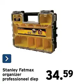 GAMMA stanley fatmax organizer professioneel diep aanbieding