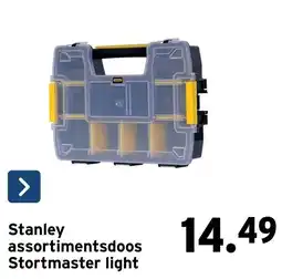 GAMMA Stanley assortimentsdoos Stortmaster light aanbieding