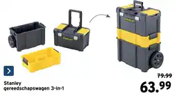 GAMMA Stanley gereedschapswagen 3-in-1 aanbieding